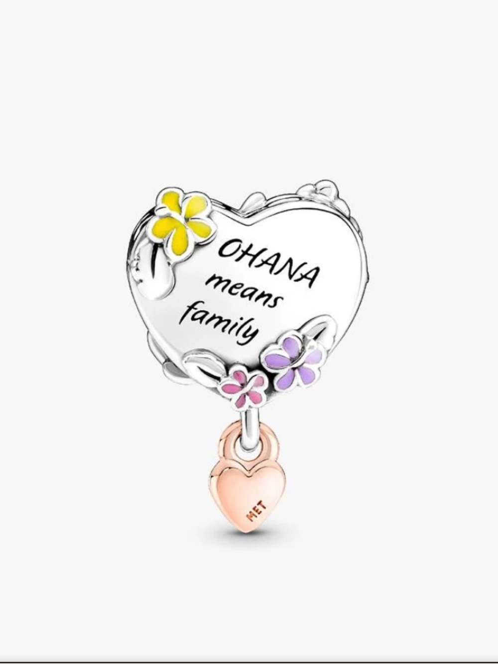 Pandora Disney lilo and stitch heart charm - Picture 3 of 3